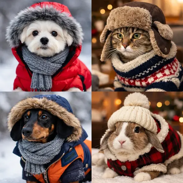 Kışlık Evcil Hayvan Kıyafetleri
