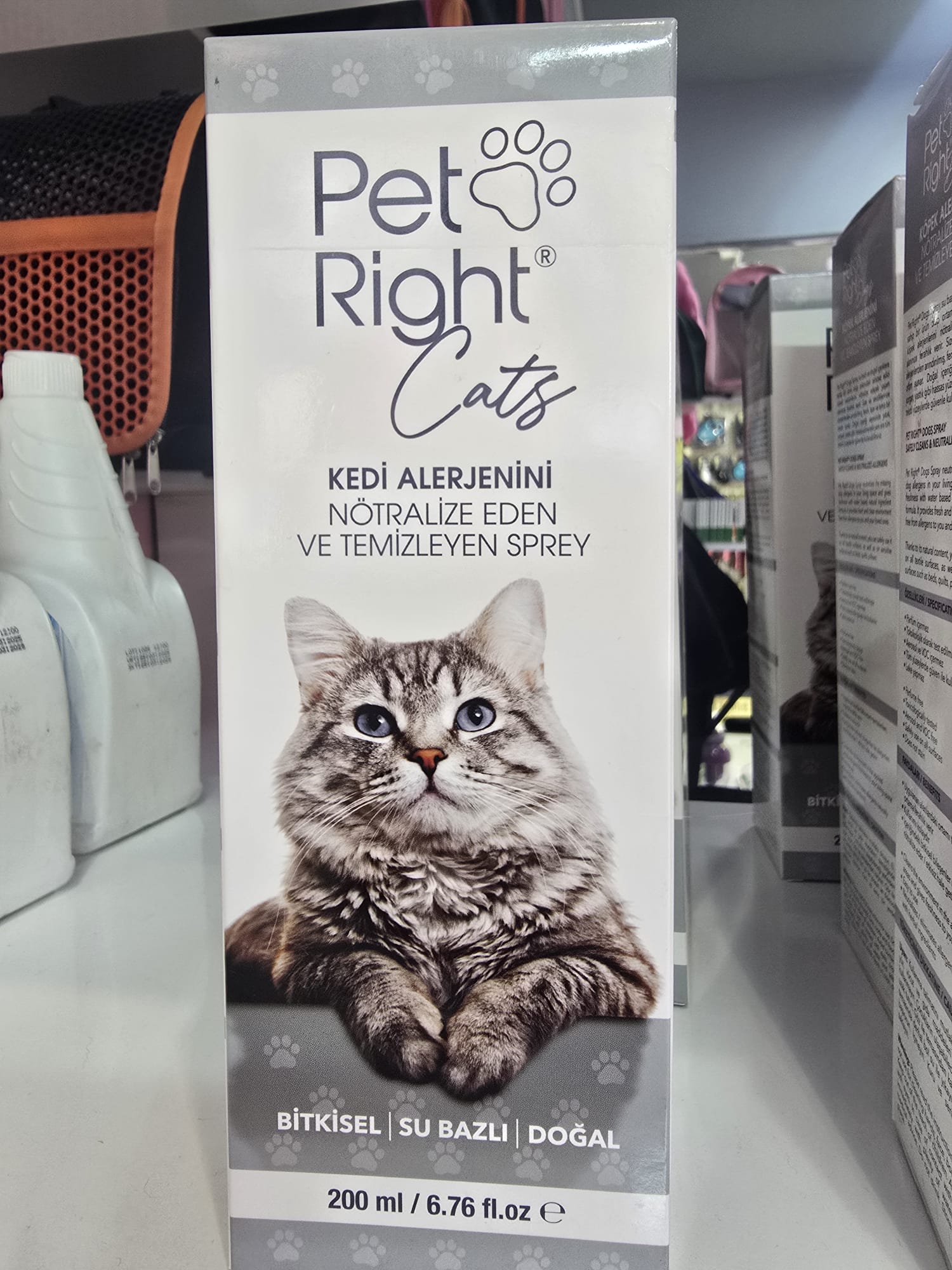 Kedi Alerjeni Nötralize Eden ve Temizleyen Sprey