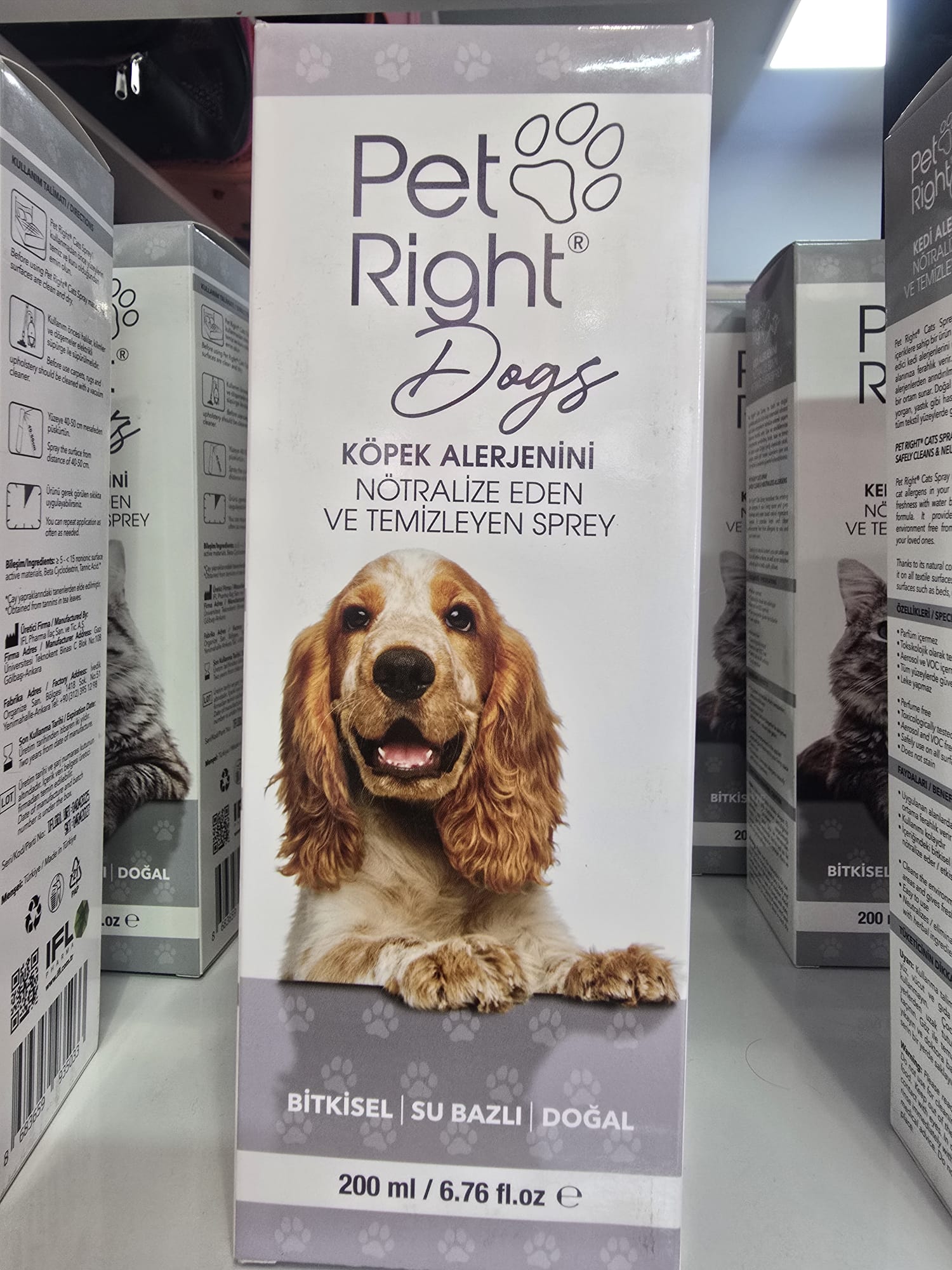 Köpek Alerjeni Nötralize Eden ve Temizleyen Sprey